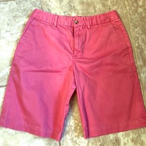 Boys salmon colored polo shorts